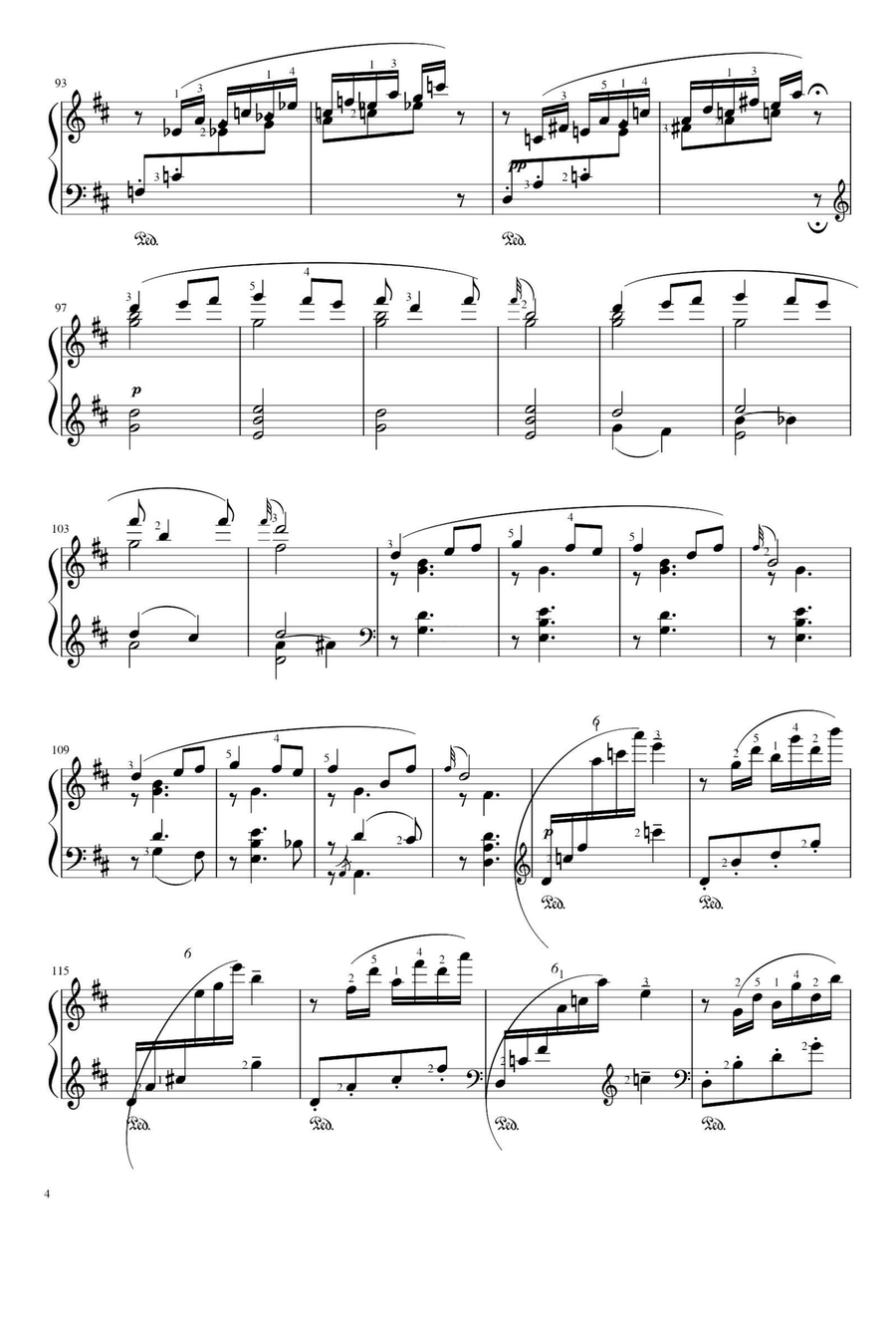 Troldtog Op.54 No.3 - Edvard Grieg Piano Solo scores gallery preview page 4