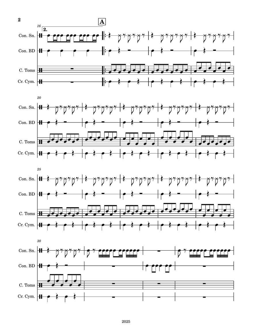 Warrior's Path Warrior's Path Percussion Ensemble scores gallery preview page 2