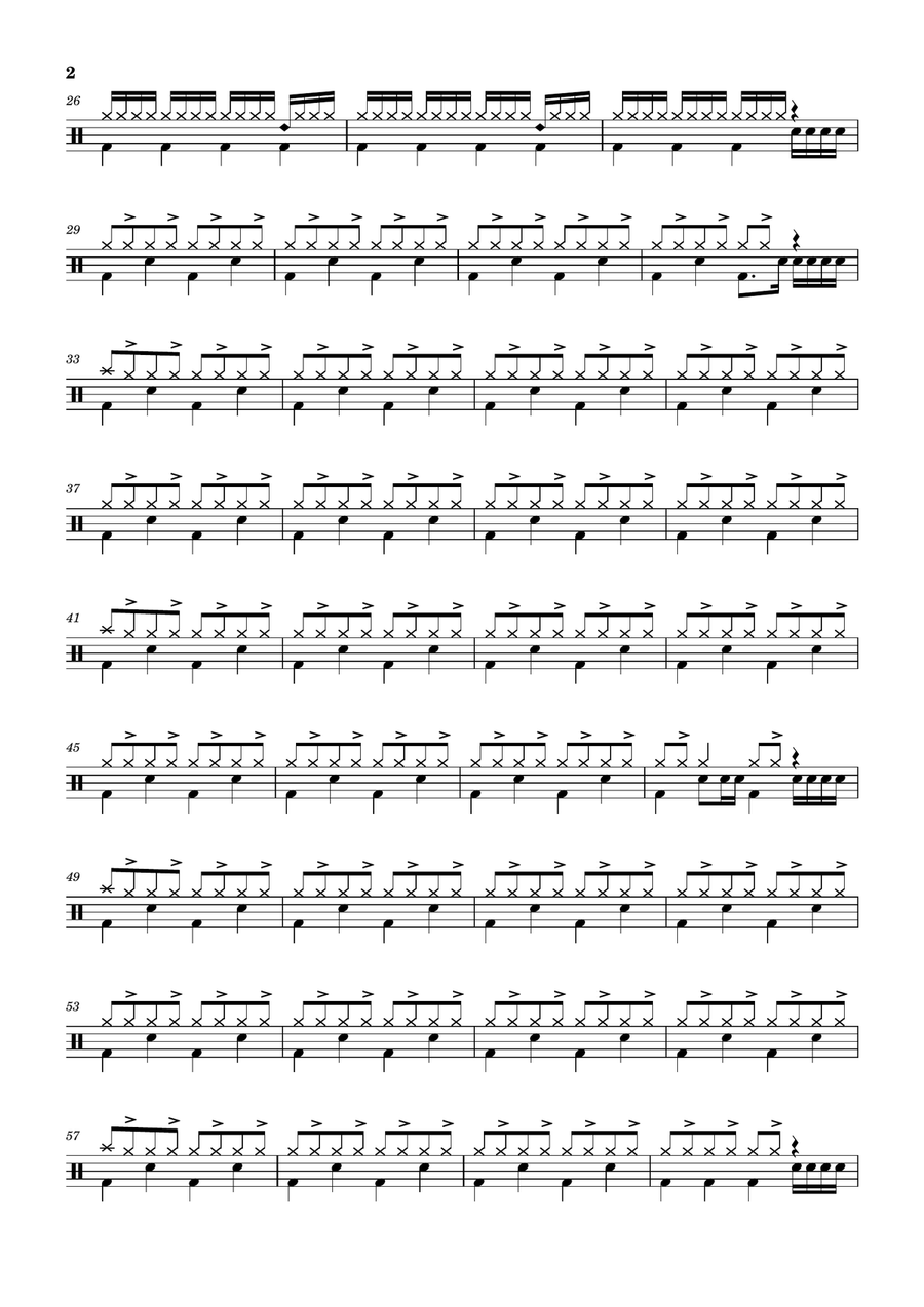 A Little Respect A Little Respect Drum Set scores gallery preview page 2