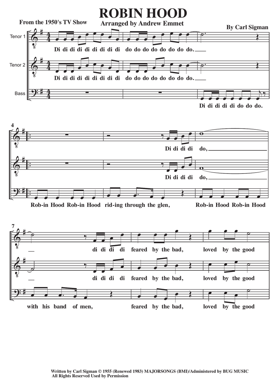 Robin Hood Robin Hood TTB scores gallery preview page 1