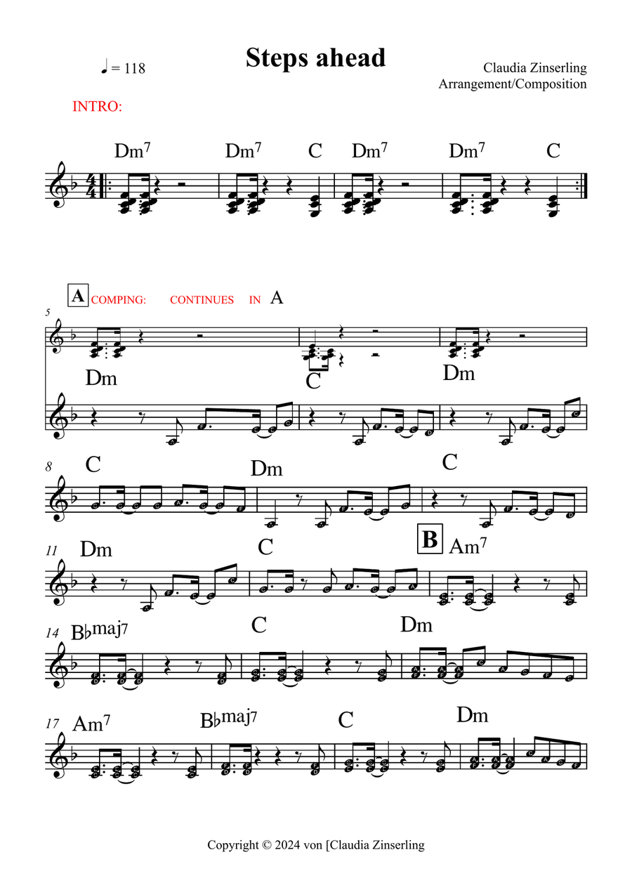 Steps ahead Steps ahead Piano scores gallery preview page 1