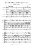 Rondo In F Minor For String Orchestra