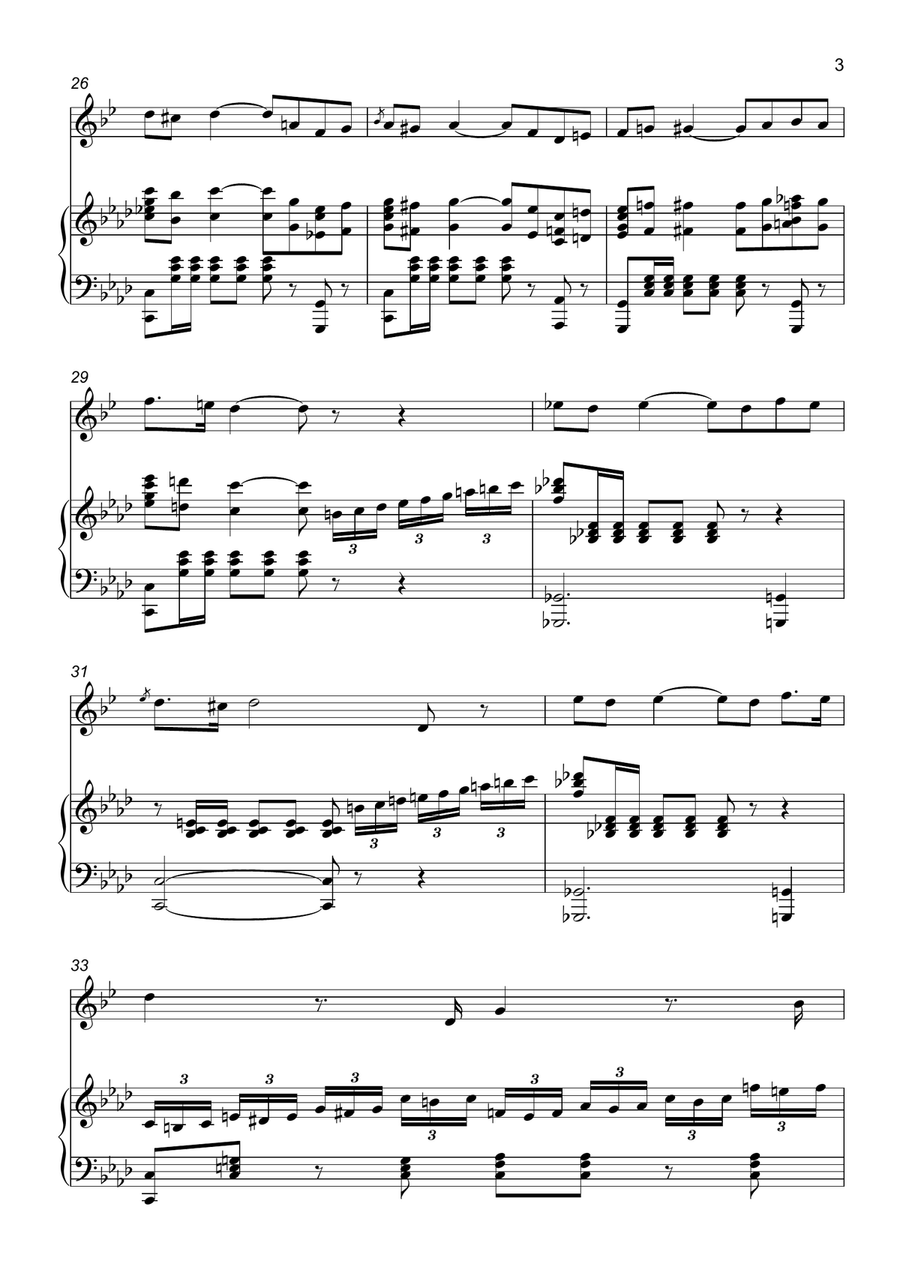 Toreodors Song from Carmen B-Flat Trumpet scores gallery preview page 3