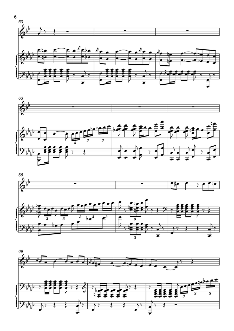 Toreodors Song from Carmen B-Flat Trumpet scores gallery preview page 6