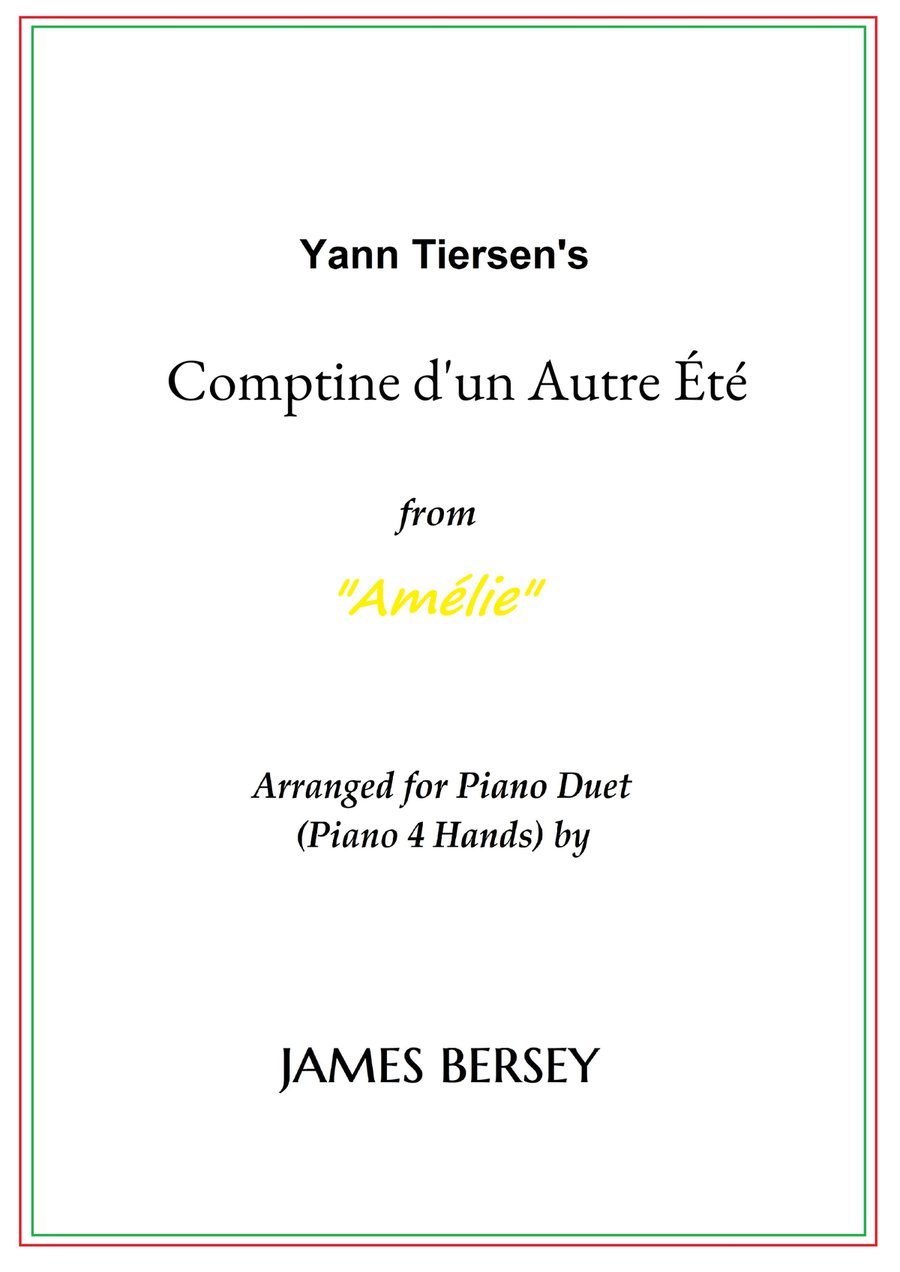 Comptine D'un Autre Été: L'après-Midi Chamber Music scores gallery preview page 1