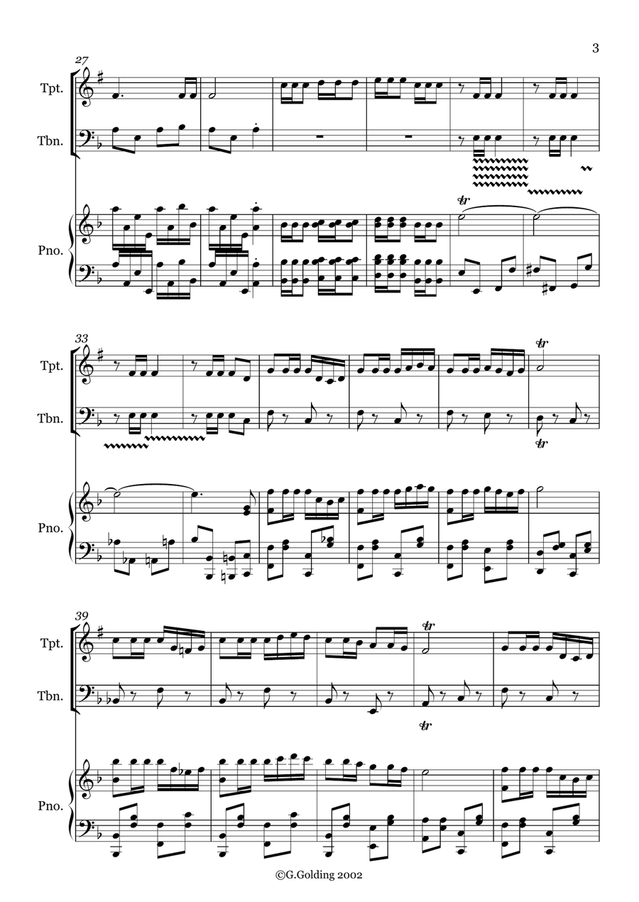 Prelude from Carmen Prelude from Carmen Brass Duet scores gallery preview page 3