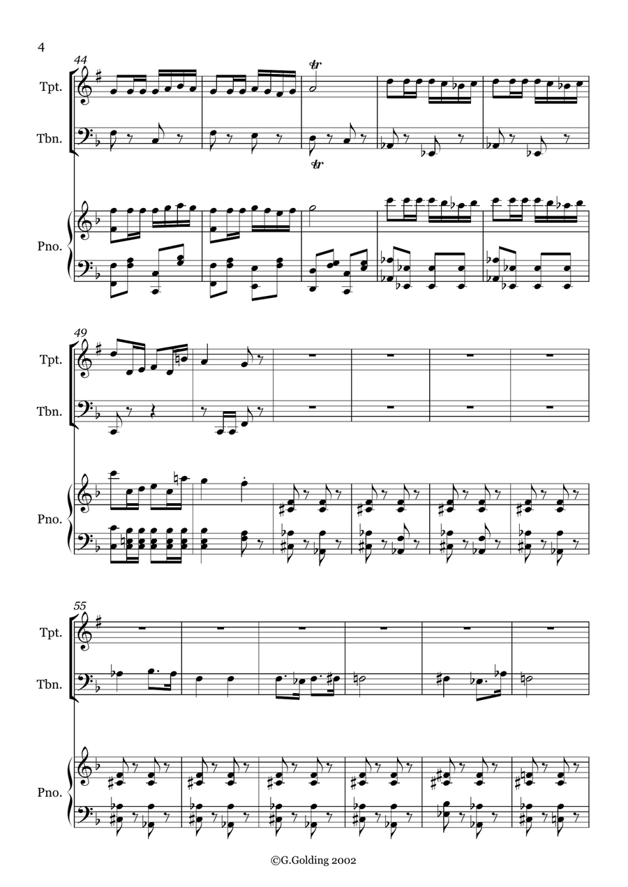 Prelude from Carmen Prelude from Carmen Brass Duet scores gallery preview page 4