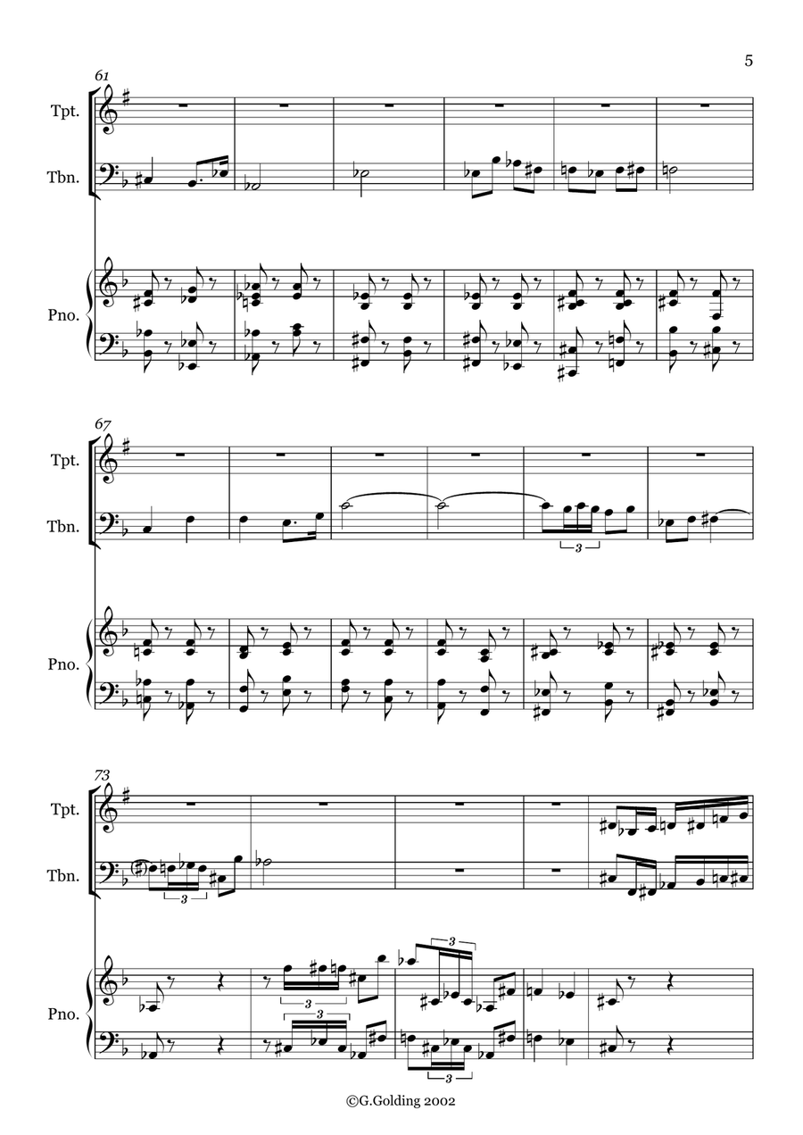 Prelude from Carmen Prelude from Carmen Brass Duet scores gallery preview page 5