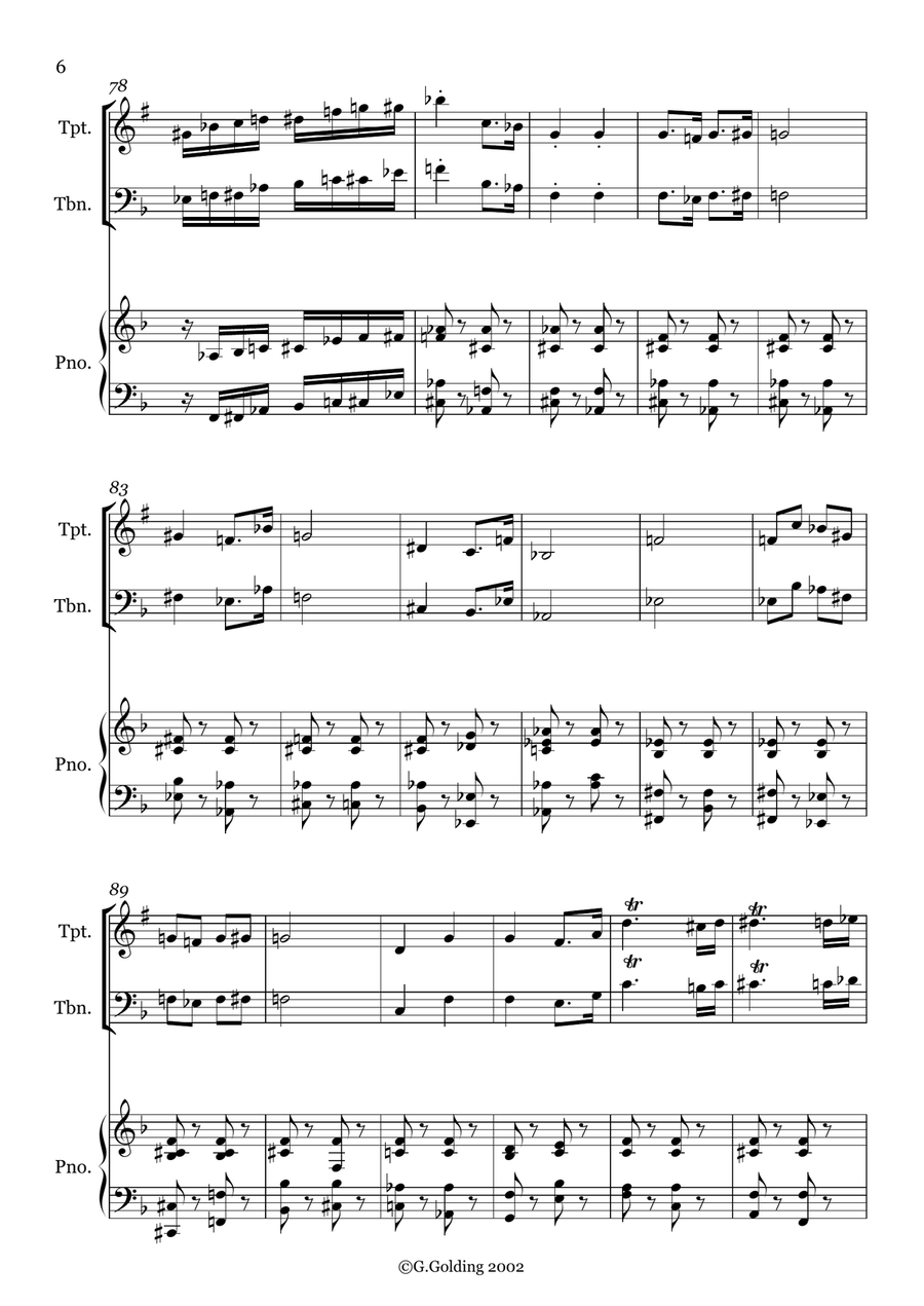 Prelude from Carmen Prelude from Carmen Brass Duet scores gallery preview page 6