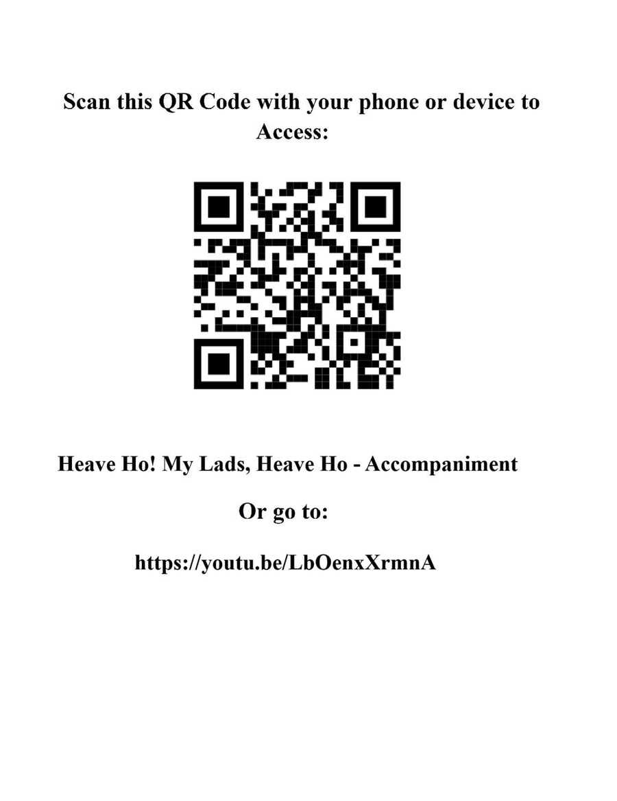 Heave Ho! My Lads, Heave Ho! - for Oboe with Piano Accompaniment Piano scores gallery preview page 2