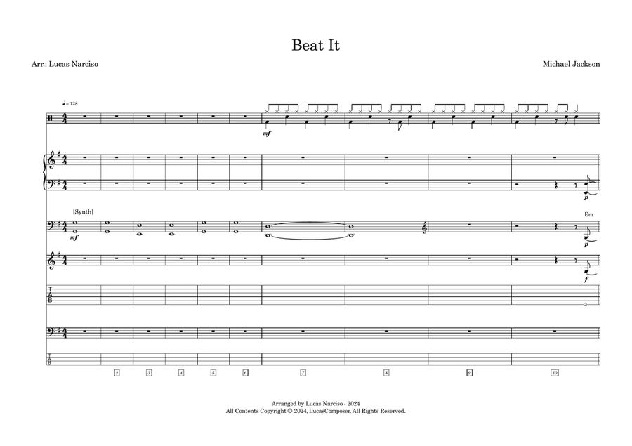 The Best Of Michael Jackson Pvg Collection Cover Band scores gallery preview page 1