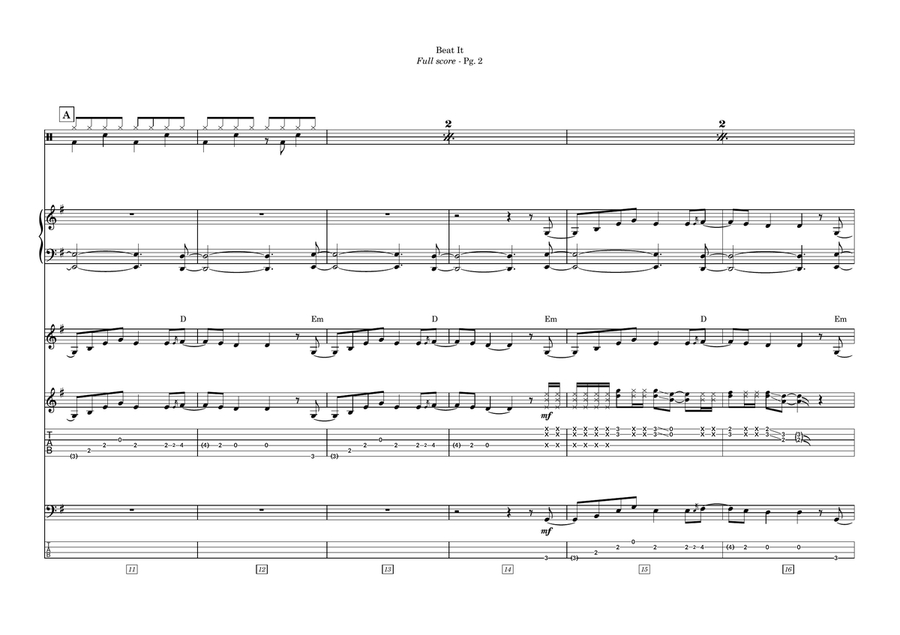 The Best Of Michael Jackson Pvg Collection Cover Band scores gallery preview page 2