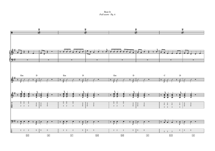 The Best Of Michael Jackson Pvg Collection Cover Band scores gallery preview page 4