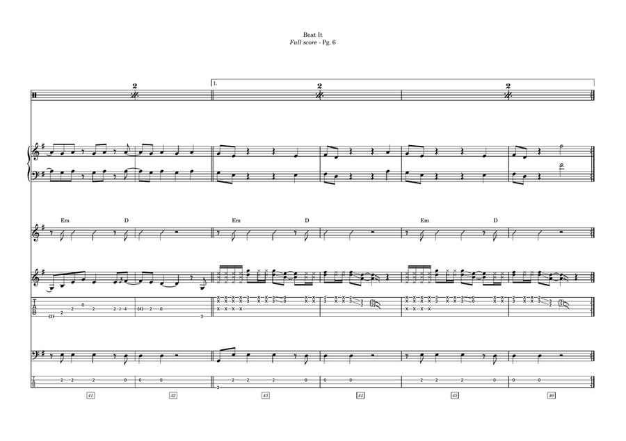 The Best Of Michael Jackson Pvg Collection Cover Band scores gallery preview page 6