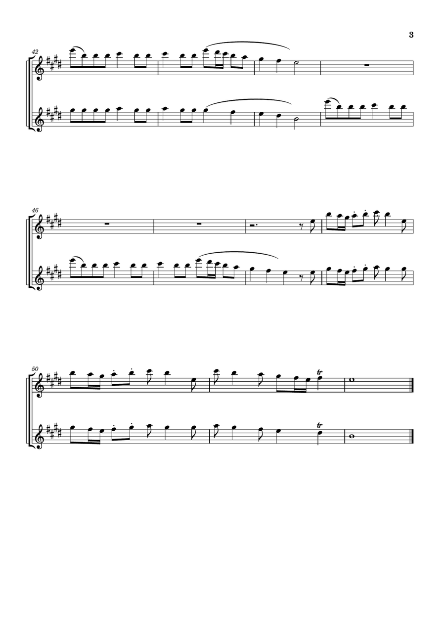 The Four Seasons - Spring - Allegro 1 String Duet scores gallery preview page 3