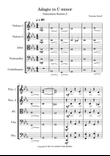 Adagio In C Minor