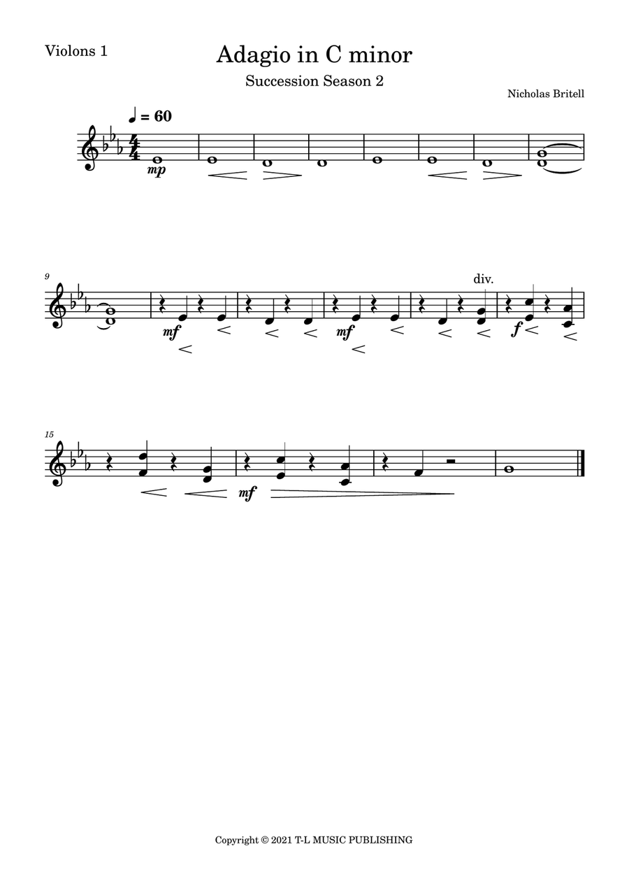 Adagio In C Minor String Orchestra scores gallery preview page 3