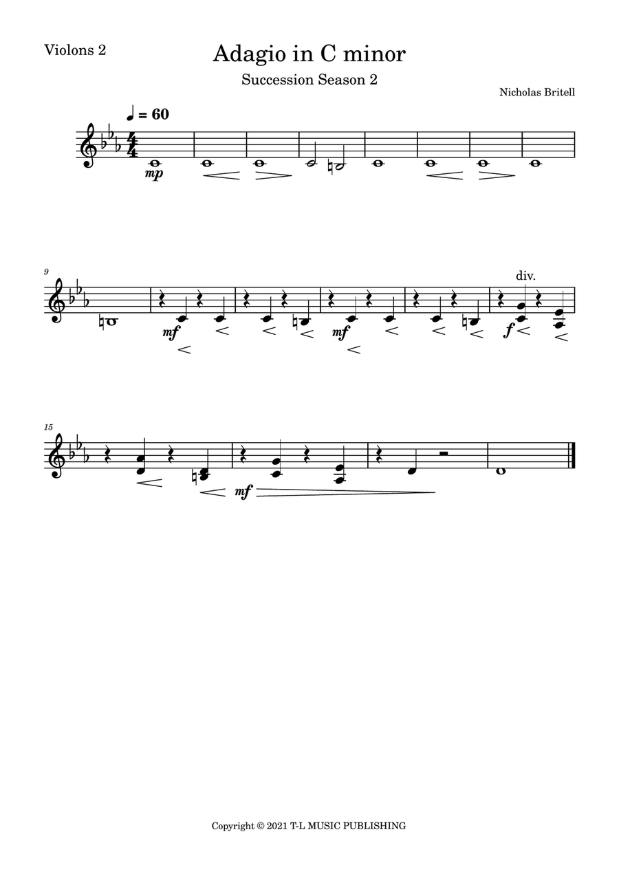 Adagio In C Minor String Orchestra scores gallery preview page 4