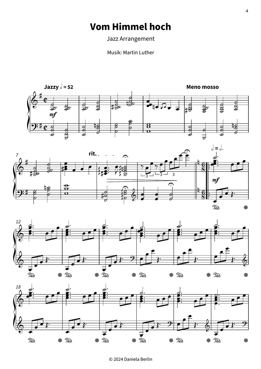 Vom Himmel Vom Himmel Piano Solo scores gallery preview page 5