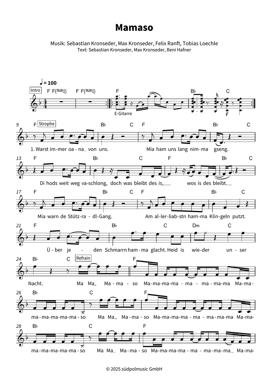 Mamaso Mamaso Voice scores gallery preview page 3