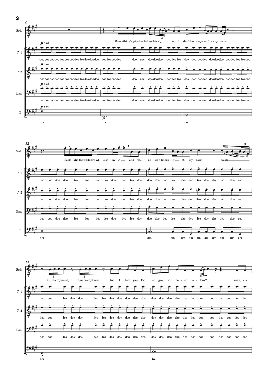 Lose Control Lose Control TTBB scores gallery preview page 2