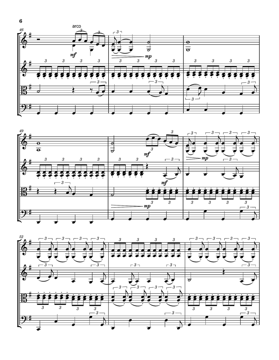 There Came A Light There Came A Light String Quartet scores gallery preview page 6