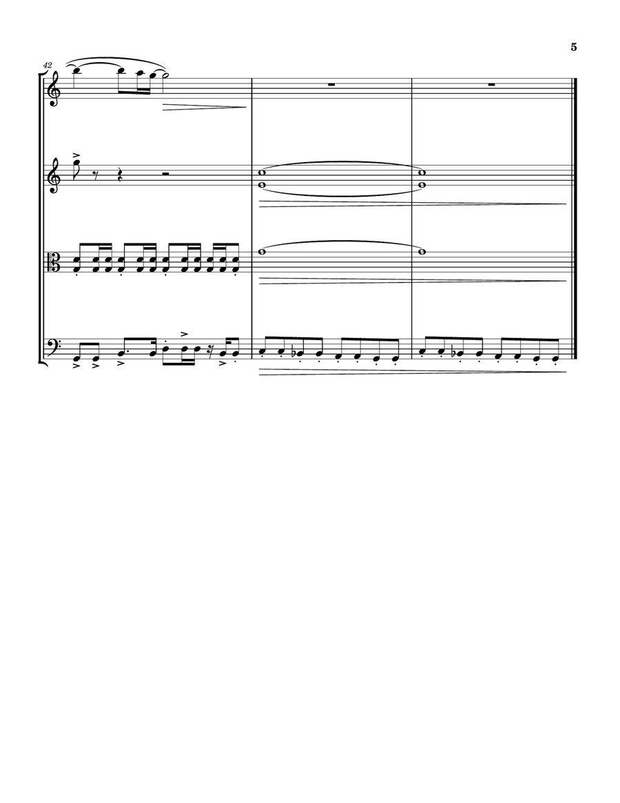 Sgt. Pepper's Lonely Hearts Club Band String Quartet scores gallery preview page 5