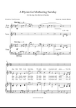 A hymn for Mothering Sunday
