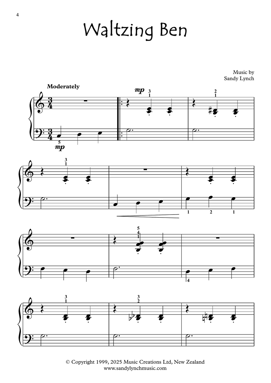 All Keyed Up Level 1 Easy Piano scores gallery preview page 5
