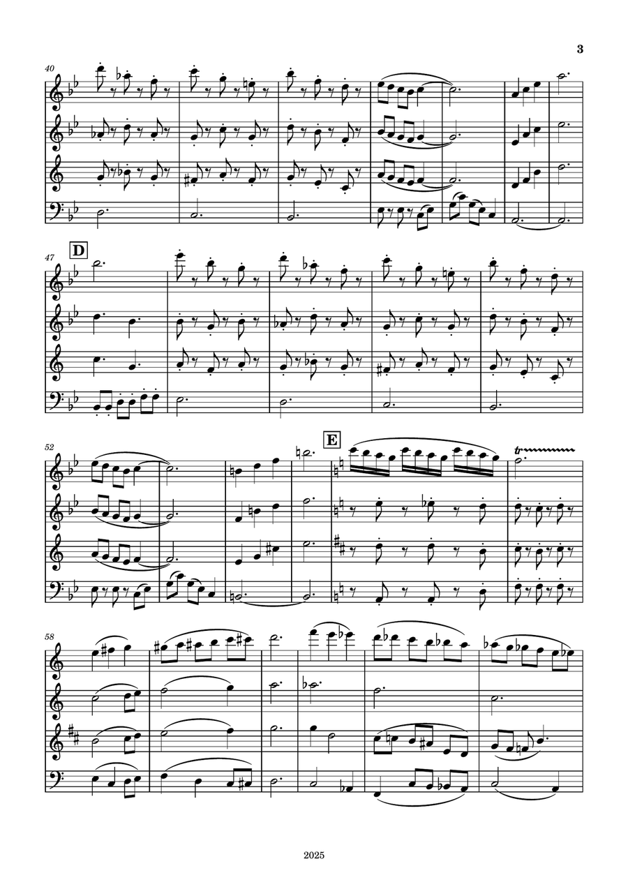 Fun on the Playground Fun on the Playground Woodwind Quartet scores gallery preview page 3