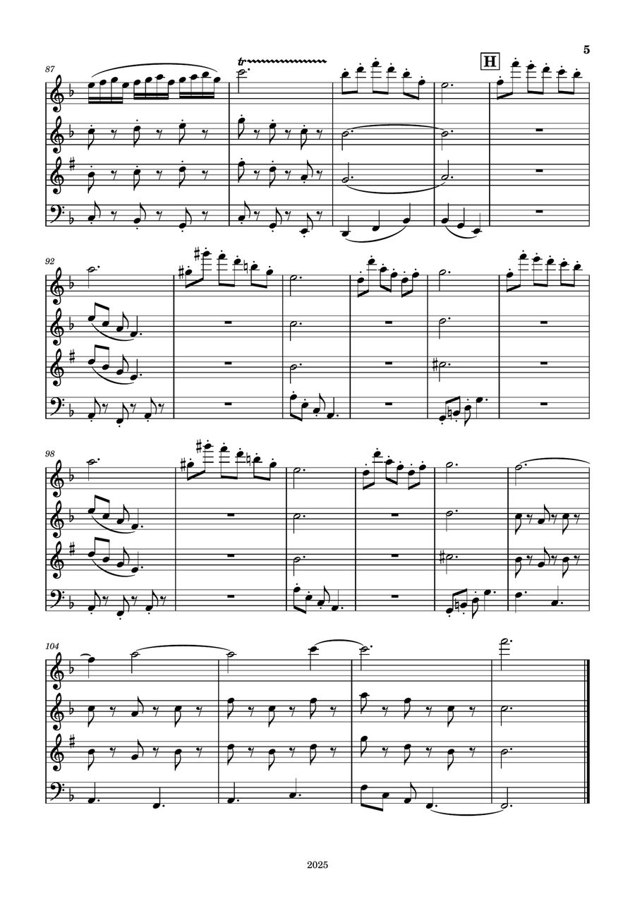 Fun on the Playground Fun on the Playground Woodwind Quartet scores gallery preview page 5