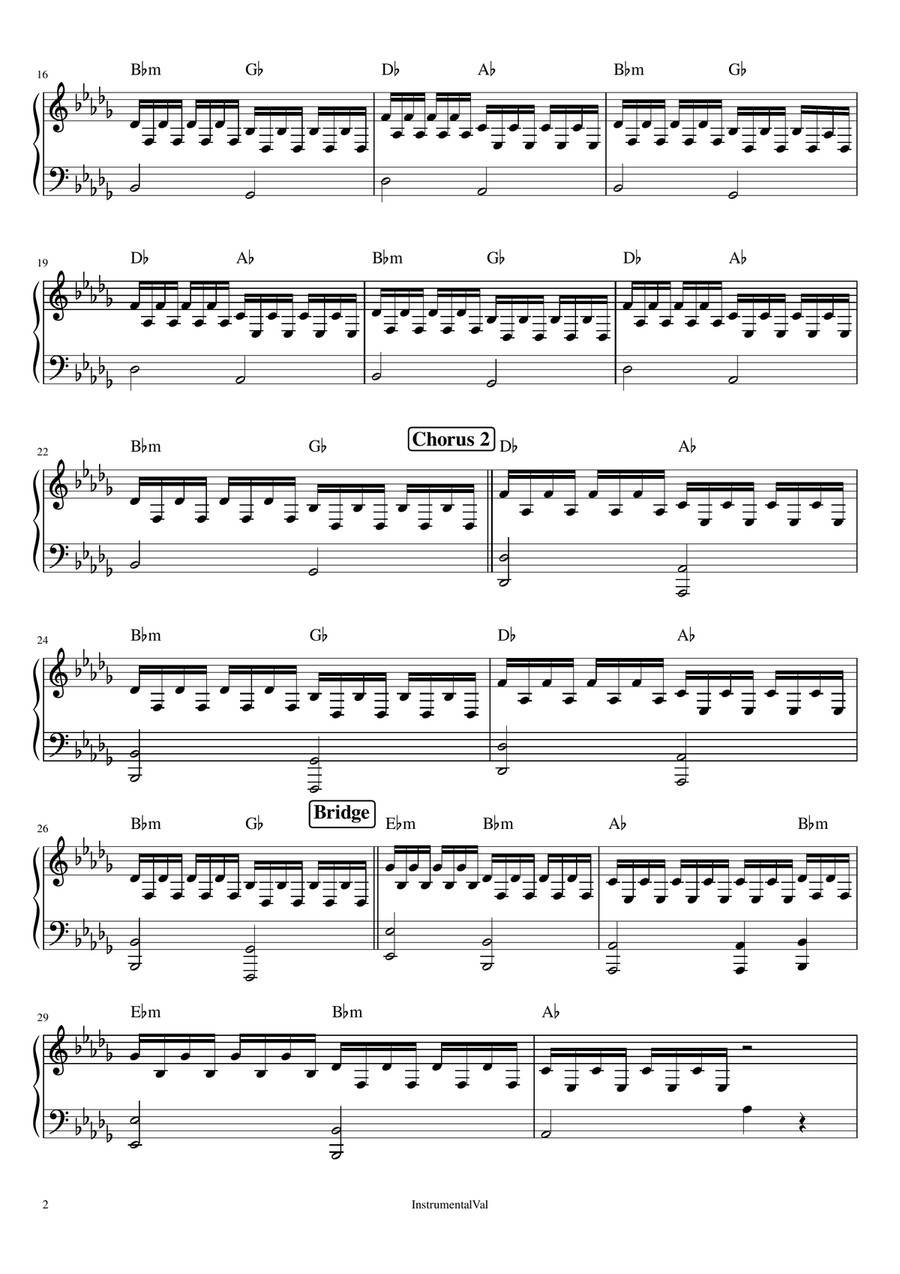 Someone You Loved Someone You Loved Piano Solo scores gallery preview page 2