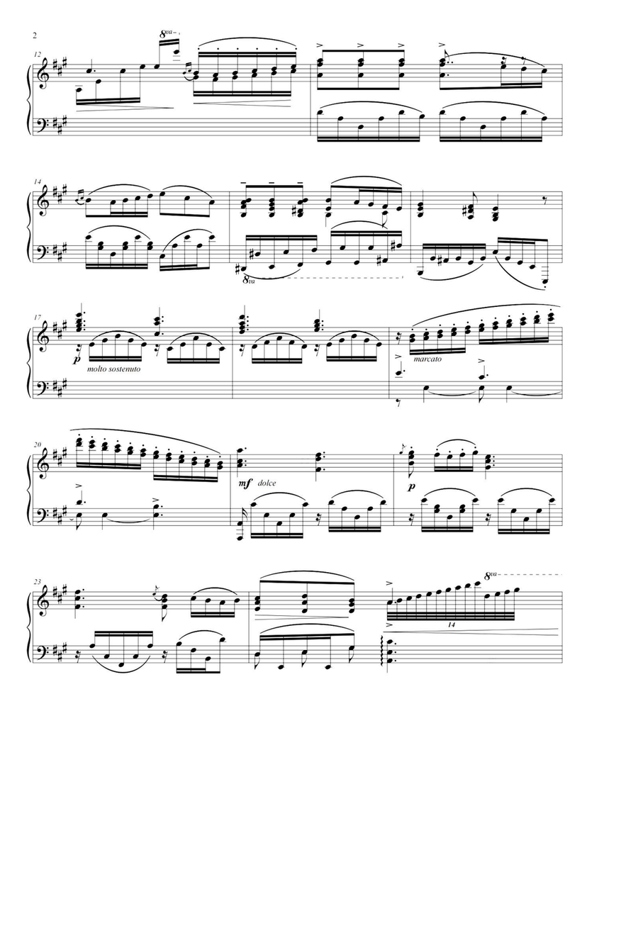 Theme varie Op.89 - Cécile Chaminade Piano Solo scores gallery preview page 2