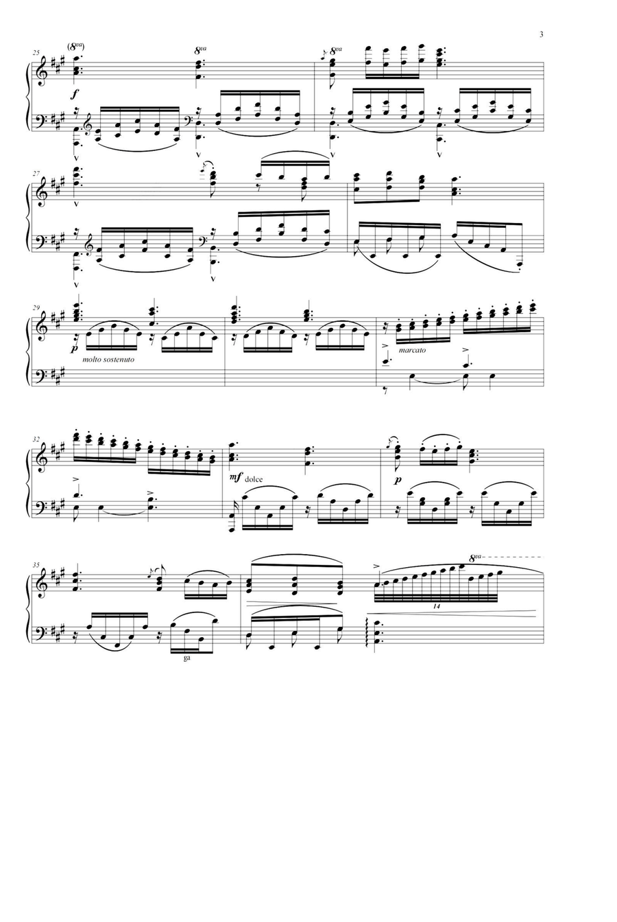 Theme varie Op.89 - Cécile Chaminade Piano Solo scores gallery preview page 3