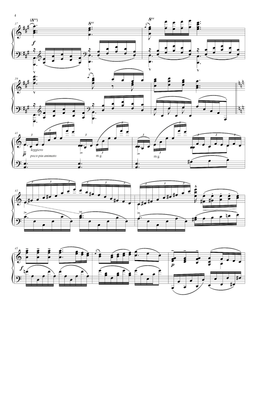 Theme varie Op.89 - Cécile Chaminade Piano Solo scores gallery preview page 4