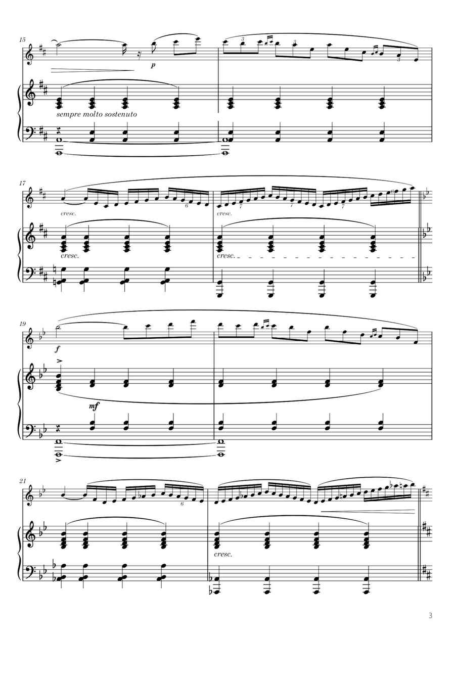 Concertino Op.107 - Cécile Chaminade Flute Solo scores gallery preview page 3