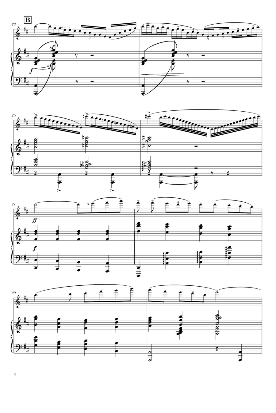Concertino Op.107 - Cécile Chaminade Flute Solo scores gallery preview page 4