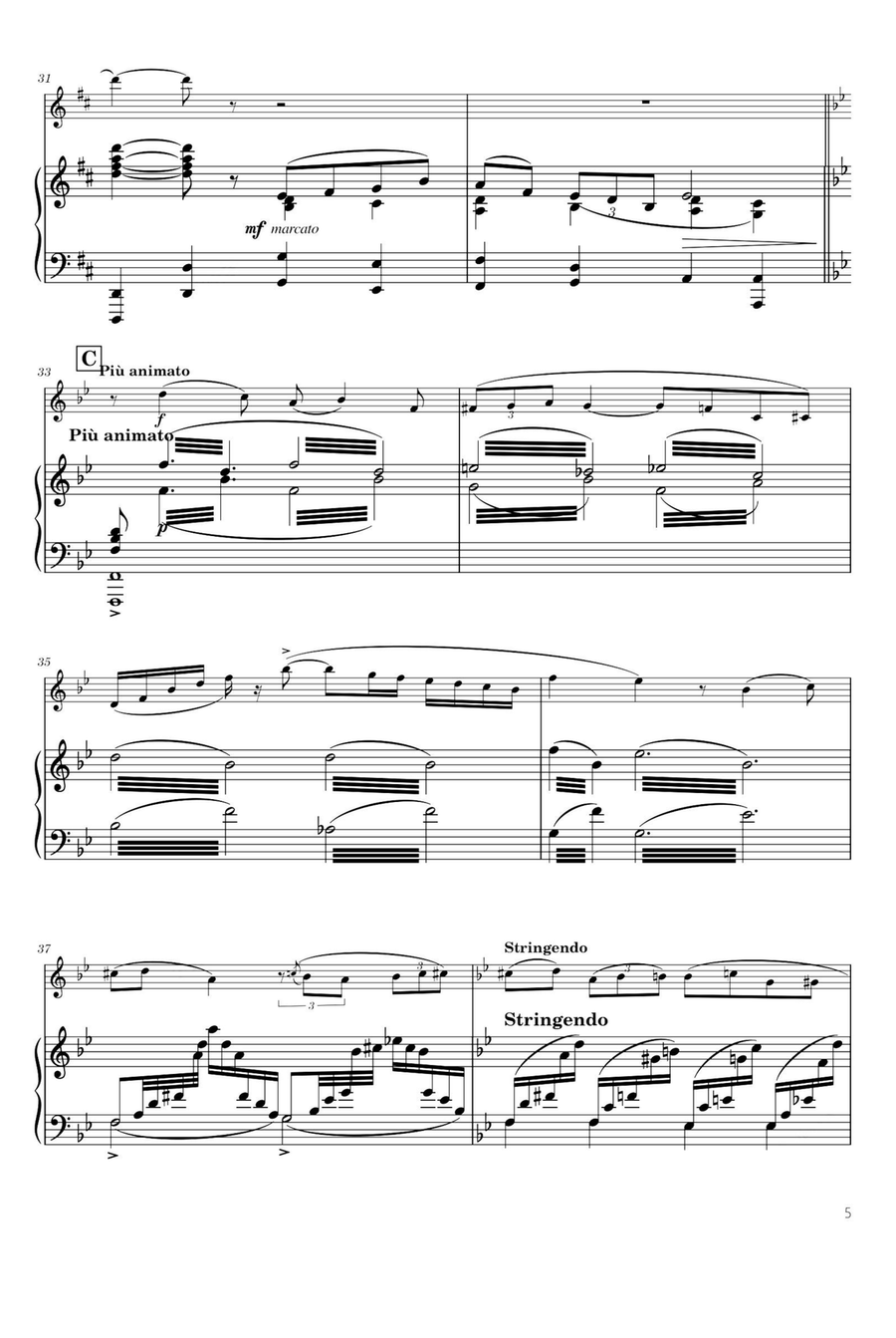 Concertino Op.107 - Cécile Chaminade Flute Solo scores gallery preview page 5
