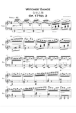Witches' Dance Op.17 No.2 - Edward MacDowell