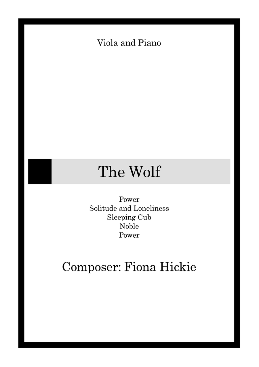 The Wolf The Wolf Viola scores gallery preview page 1