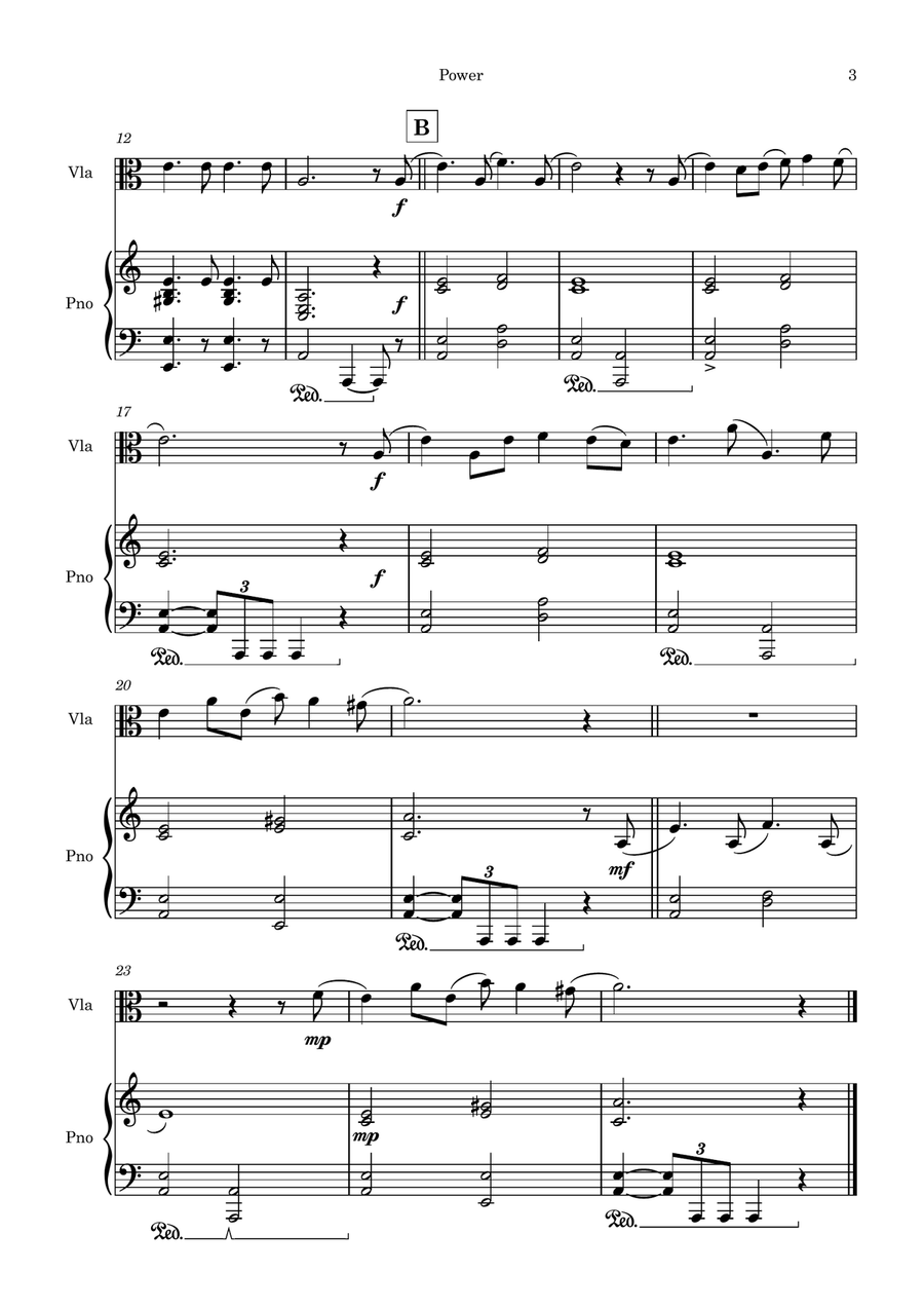 The Wolf The Wolf Viola scores gallery preview page 3