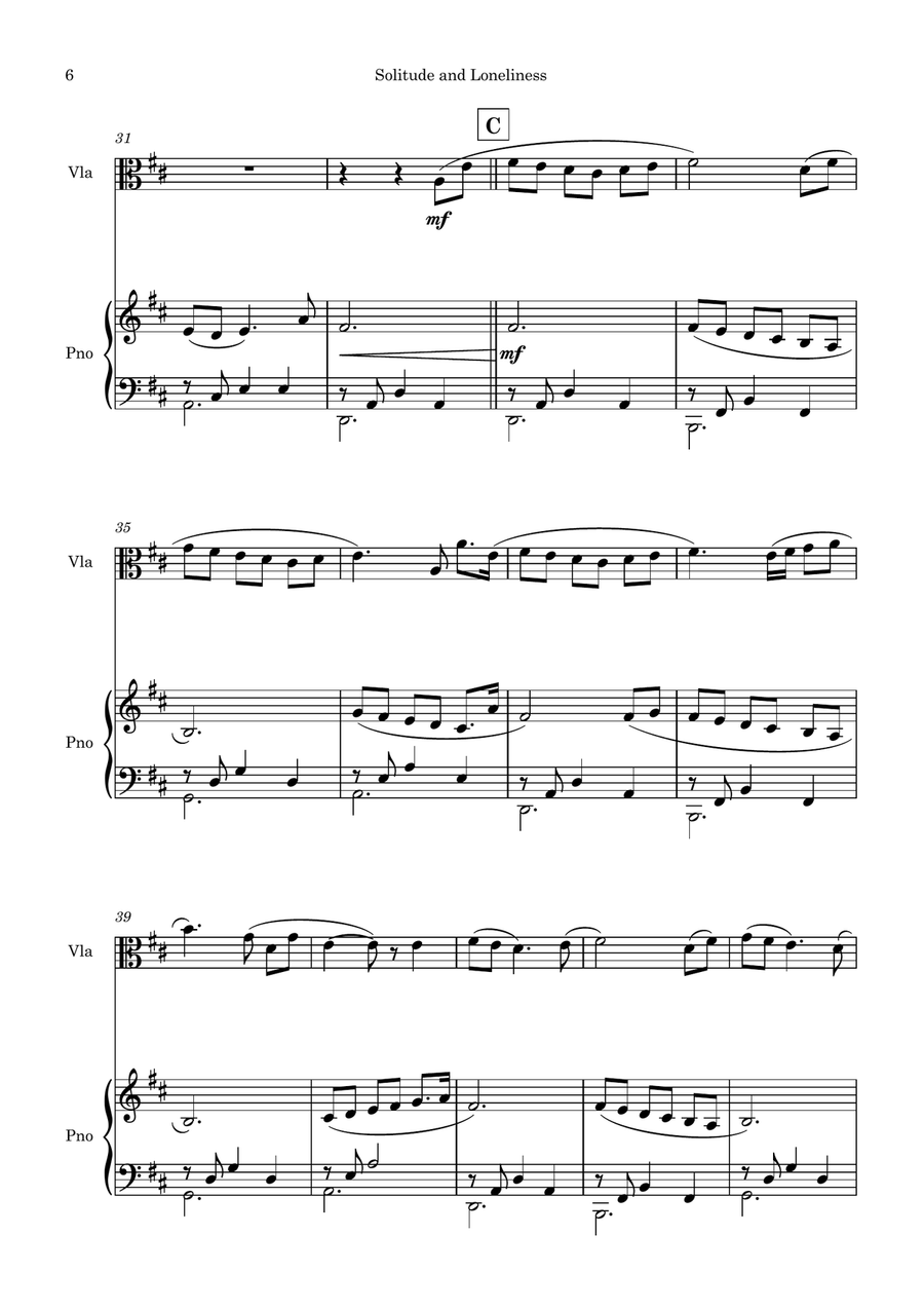 The Wolf The Wolf Viola scores gallery preview page 6