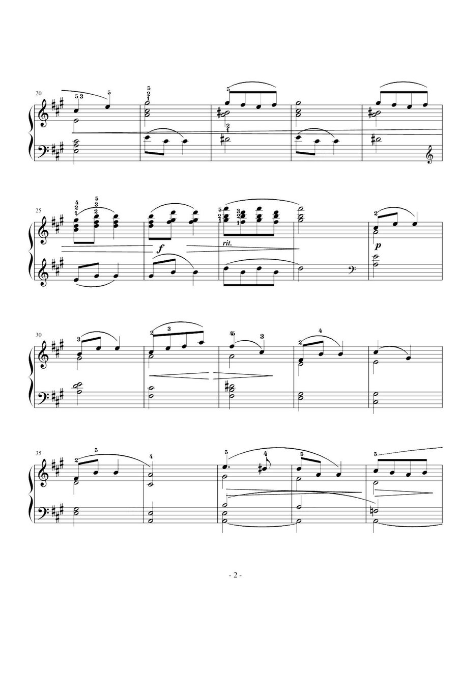 TO A WILD ROSE - Edward MacDowell Piano Solo scores gallery preview page 2