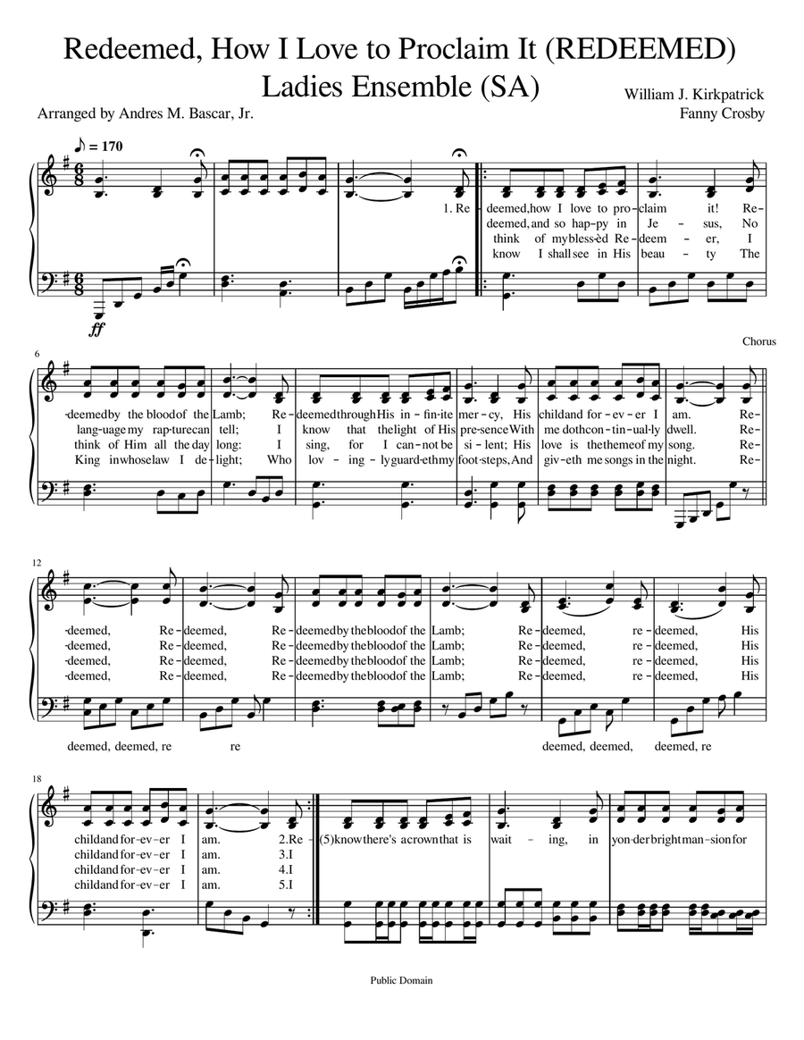 Redeemed Redeemed SA scores gallery preview page 1