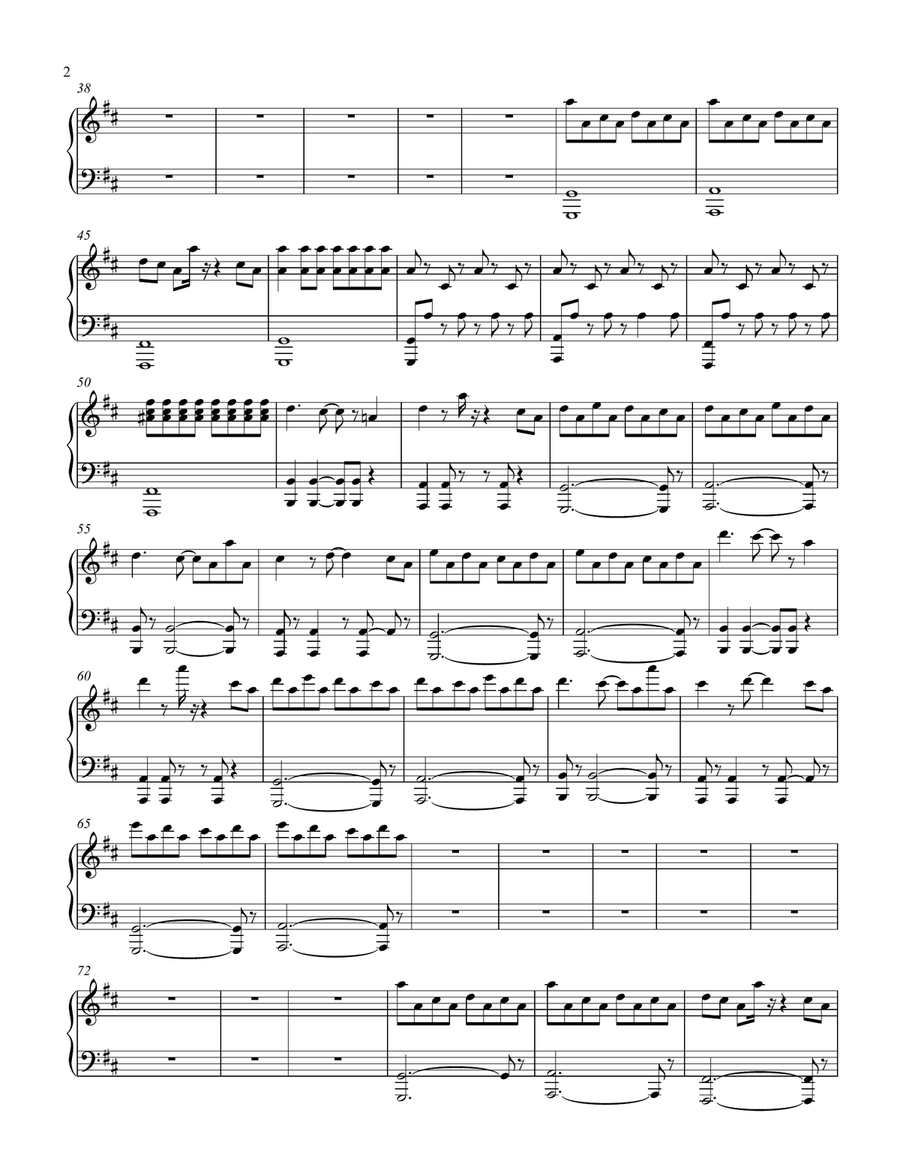 Rolling In The Deep Rolling In The Deep Piano Solo scores gallery preview page 2
