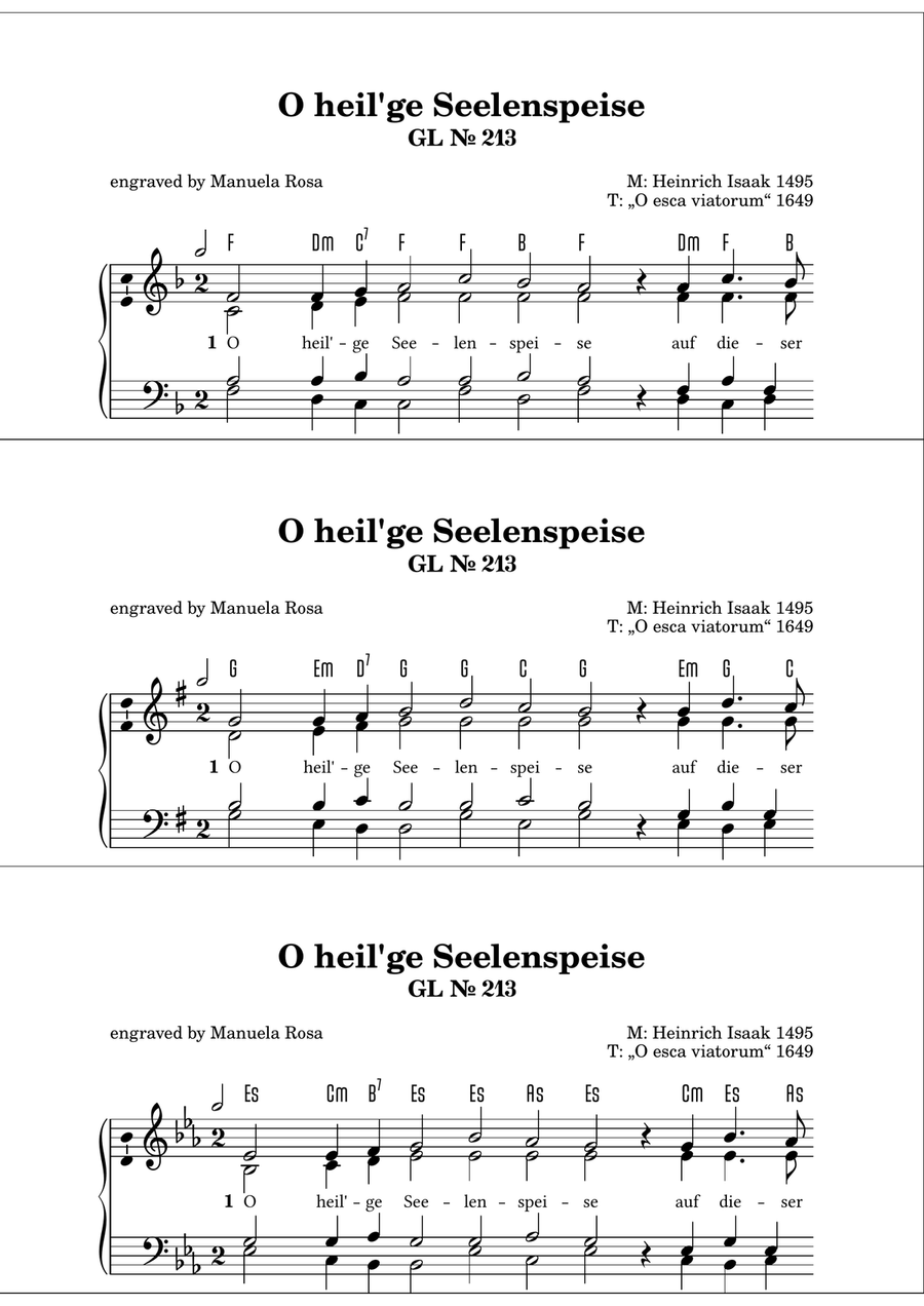 Gottesloblieder Collection: 142, 143, 213, 216, 251, 275 Organ Solo scores gallery preview page 3