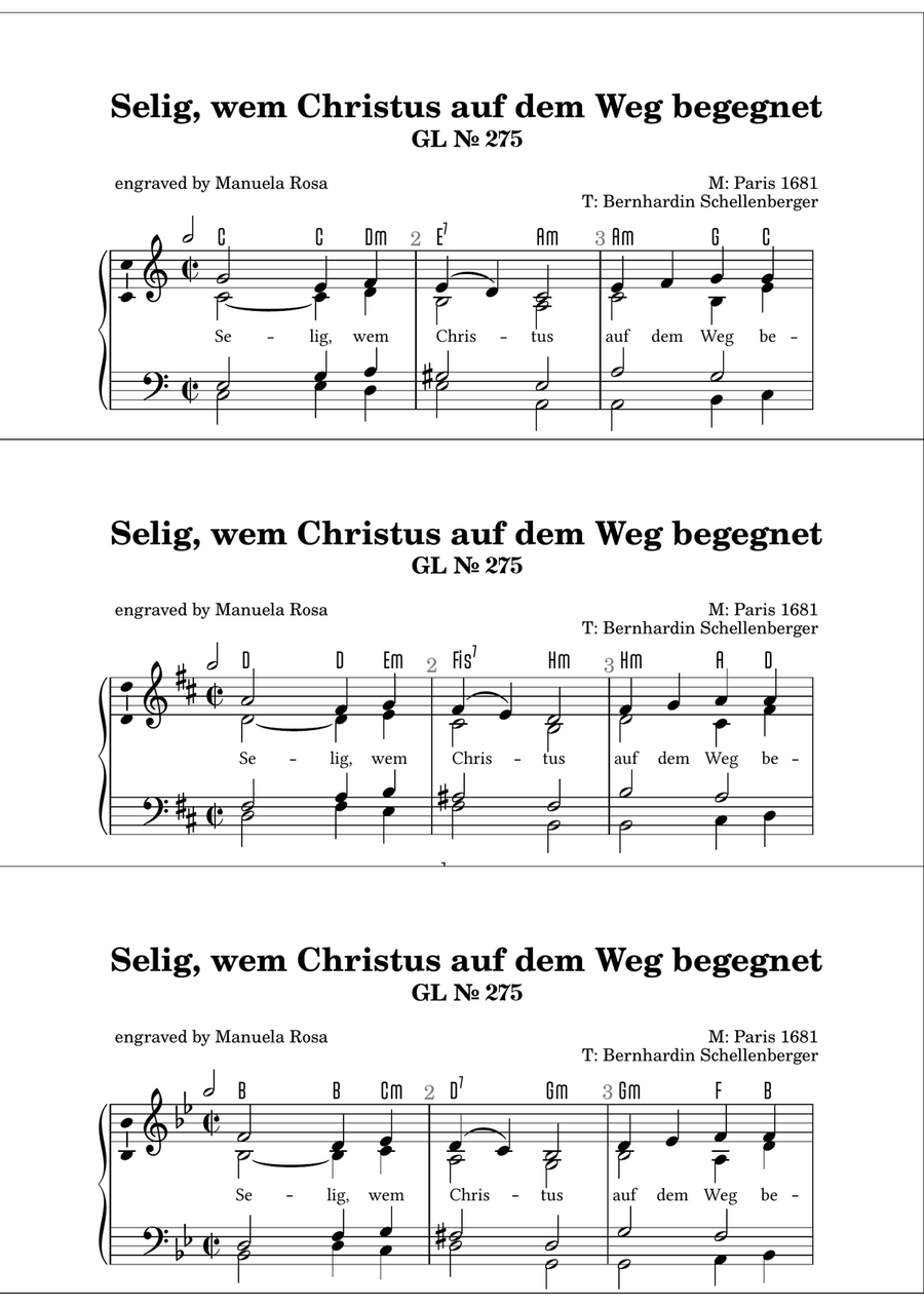 Gottesloblieder Collection: 142, 143, 213, 216, 251, 275 Organ Solo scores gallery preview page 6