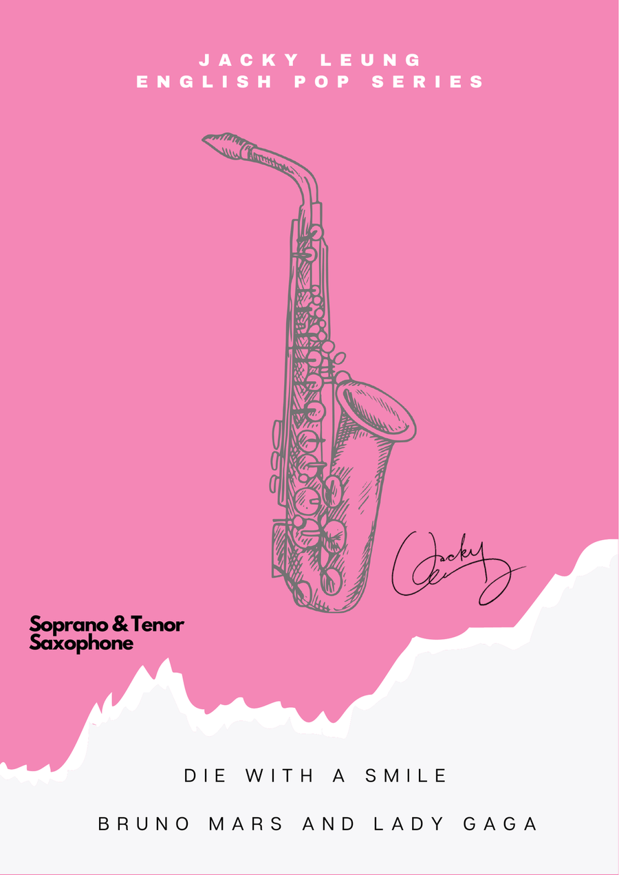 Die With A Smile Die With A Smile Tenor Saxophone scores gallery preview page 1