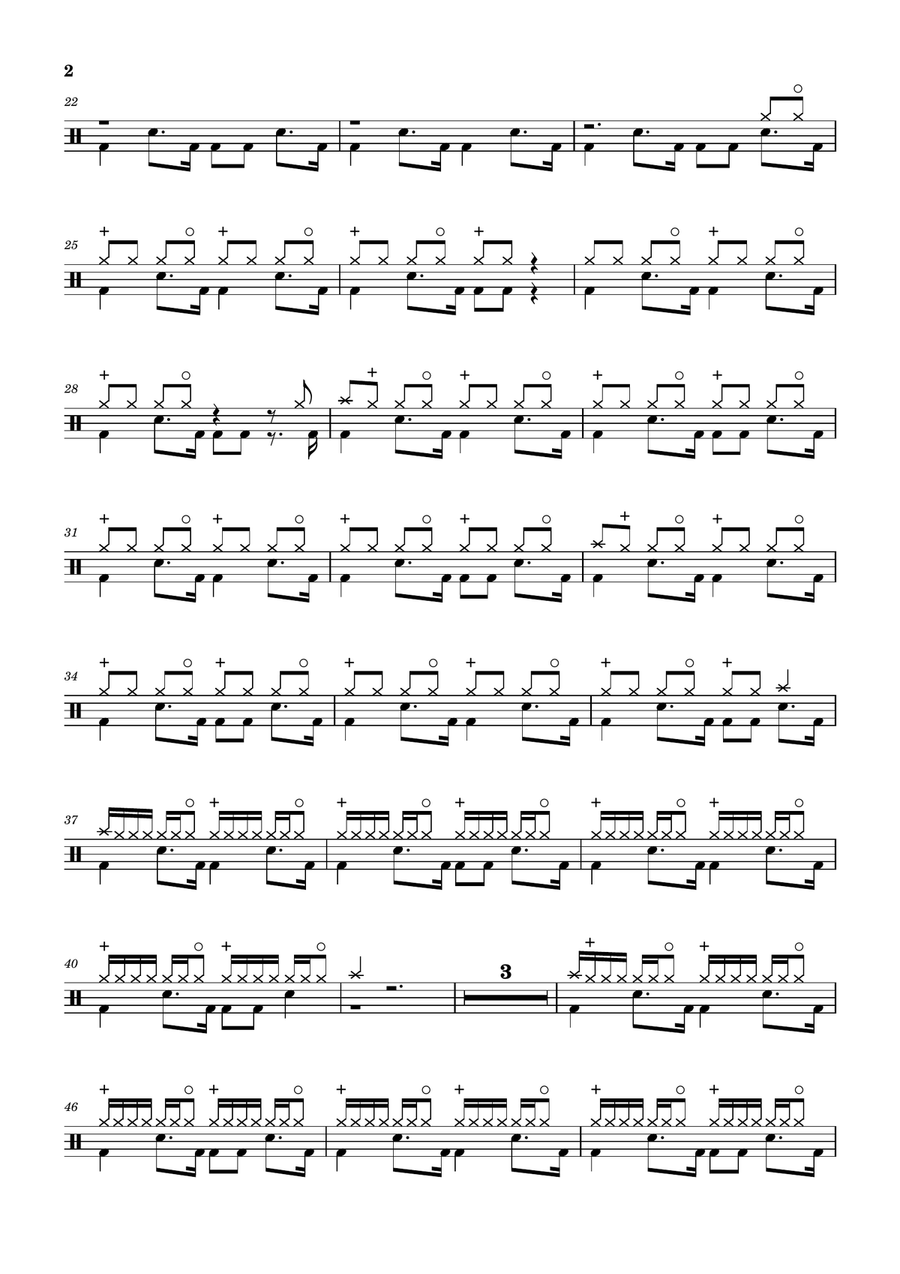 Up Up Drum Set scores gallery preview page 2