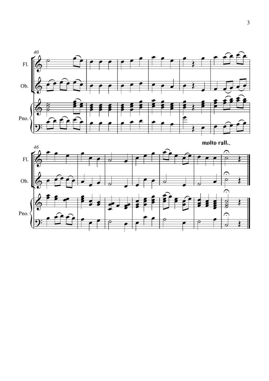 Be Thou My Vision for Flute and Oboe Duet Woodwind Duet scores gallery preview page 3